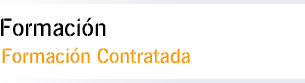 Formación Contratada